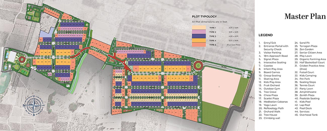 Master Plan - Prestige Marigold Plots Master Plan - Prestige Marigold Plots