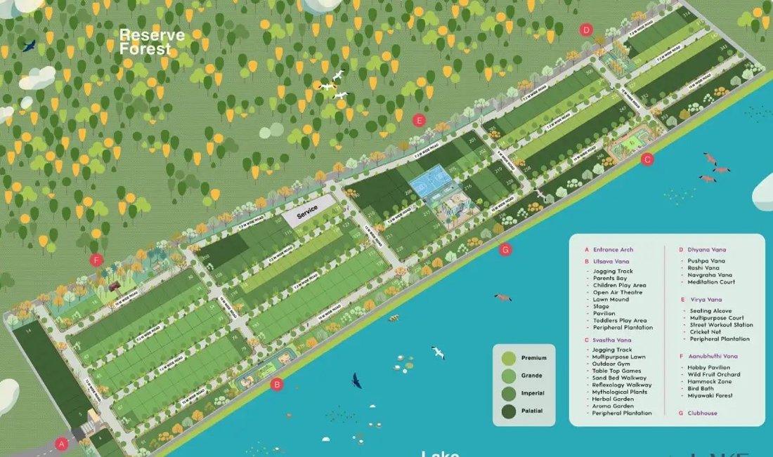 Master Plan - TVS Emerald Lake Shore Plots master plan tvs emerald lake shore plots